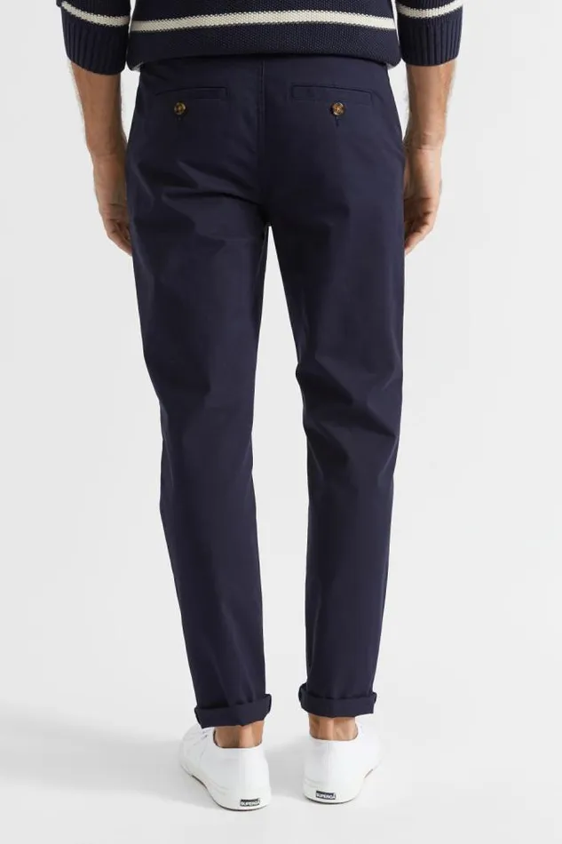 Men Pants Seed Heritage Tapered Chino Midnight Blue