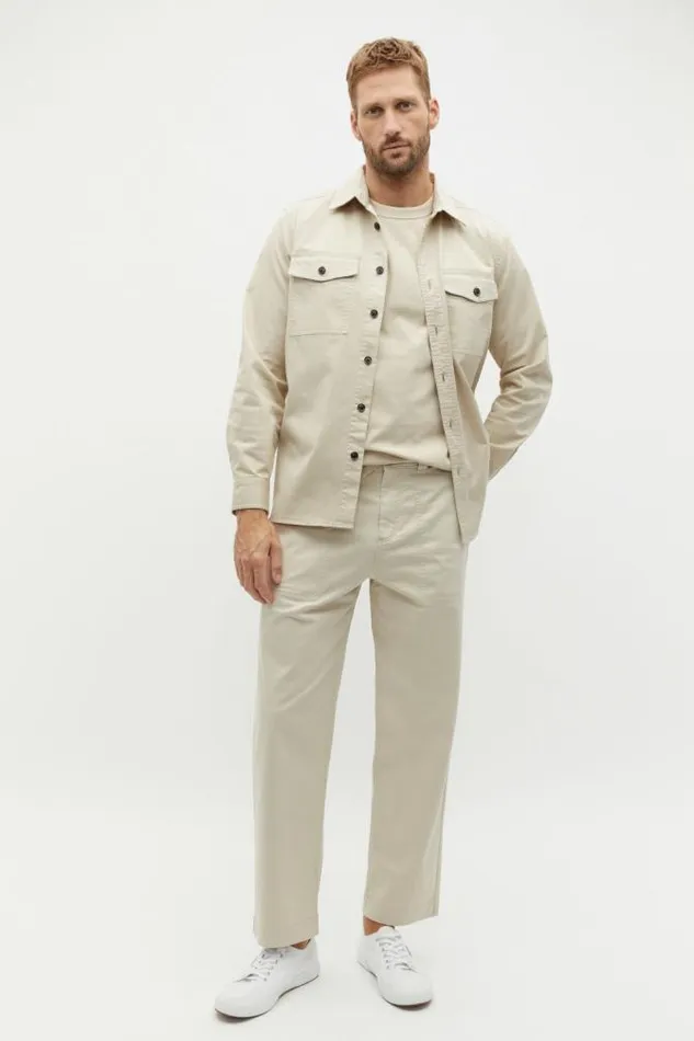 Men Pants Seed Heritage Utility Pant Cool Stone