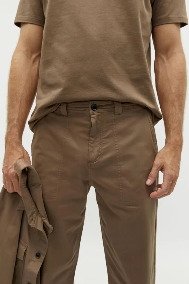 Men Pants Seed Heritage Utility Pant Dark Nougat