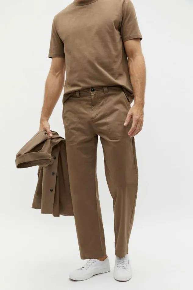 Men Pants Seed Heritage Utility Pant Dark Nougat