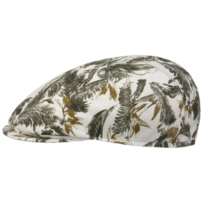 Men Pierce Jungle Linen Flatcap Zechbauer Green Mayser Flat Caps