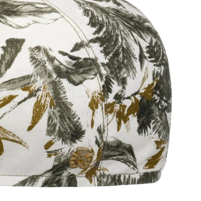 Men Pierce Jungle Linen Flatcap Zechbauer Green Mayser Flat Caps