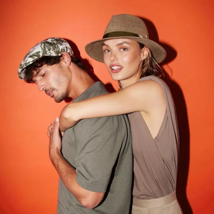 Men Pierce Jungle Linen Flatcap Zechbauer Green Mayser Flat Caps