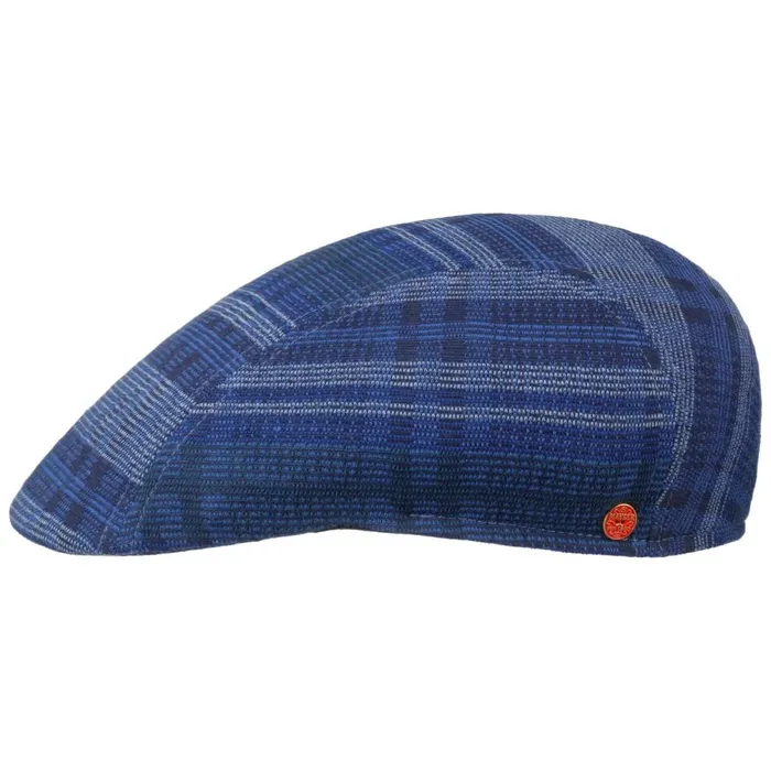Men Prince Soft Cotton Mix Flat Cap Blue Mayser Flat Caps