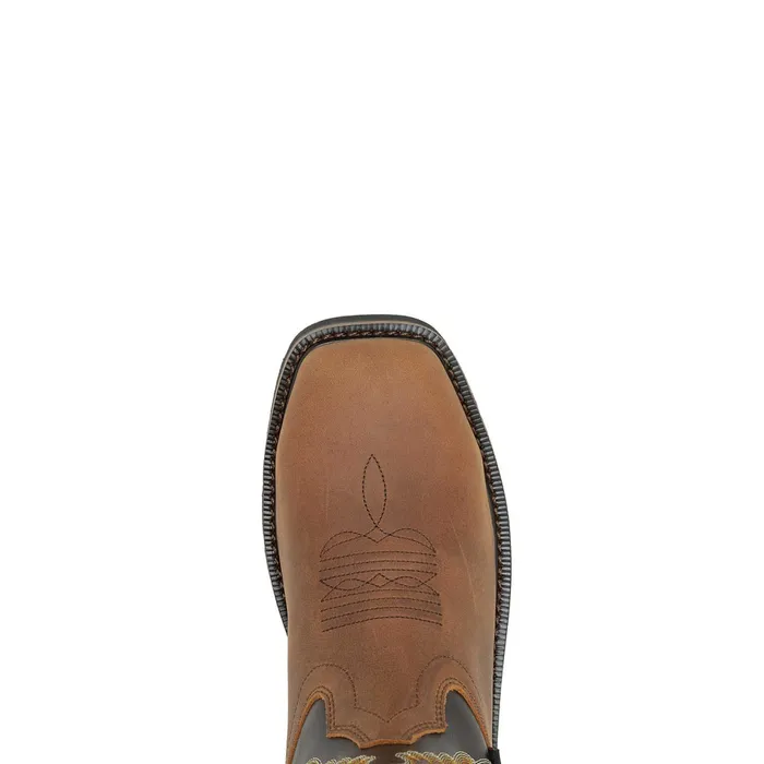 Men Rancher Eagle Waterproof SteelToe Wellington Work Boot Sudan Brown Wolverine Safety Toe