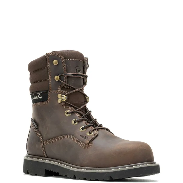 Men Revival 8034CompositeToe Work Boot Dark Brown Wolverine Safety Toe