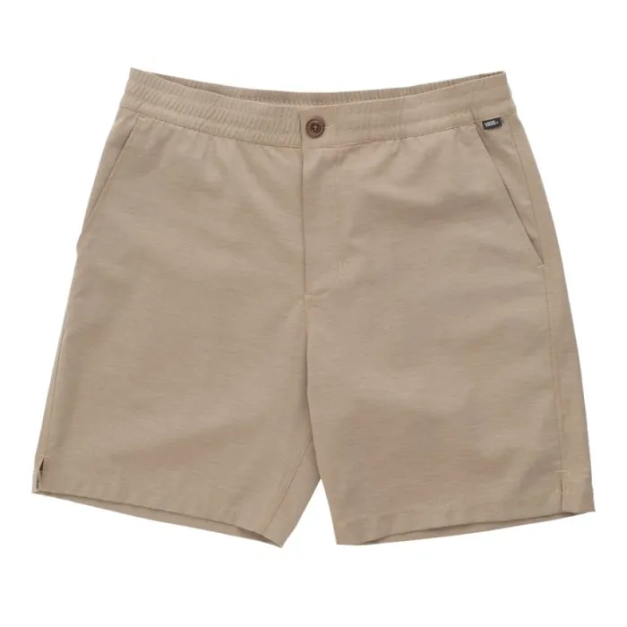 Men Shorts and Boardshorts Vans Microplush 188243 Decksider Military Khaki