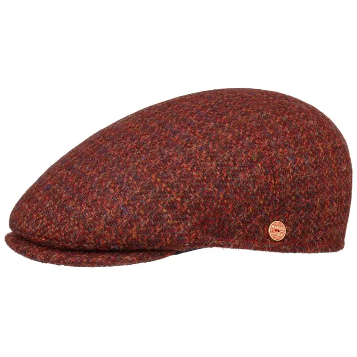 Men Sidney Harris Tweed Flatcap Burgundy Mayser Flat Caps Men Sidney Harris Tweed Flatcap Burgundy Mayser Flat Caps