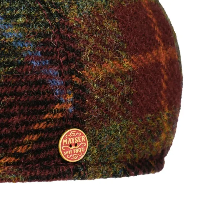 Men Sidney Harris Tweed Flatcap Burgundy Mayser Flat Caps Men Sidney Harris Tweed Flatcap Burgundy Mayser Flat Caps