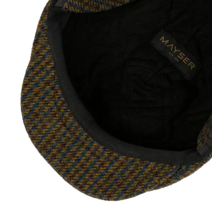 Men Sidney Plus Flat Cap With Ear Flaps Beige Mayser Flat Caps Men Sidney Plus Flat Cap With Ear Flaps Beige Mayser Flat Caps