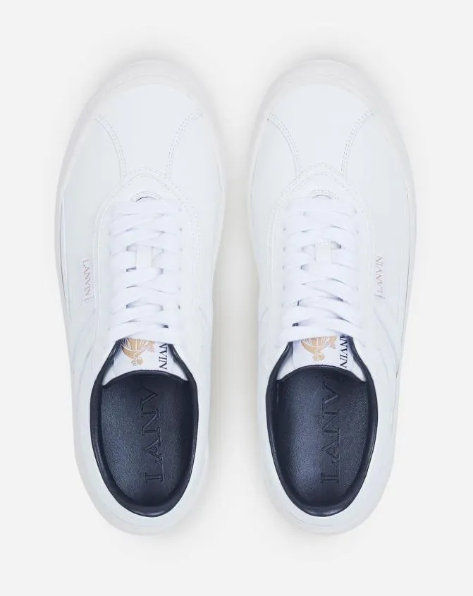 Men Sneakers Lanvin Cash By Sneakers In Leather White Men Sneakers Lanvin Cash By Sneakers In Leather White