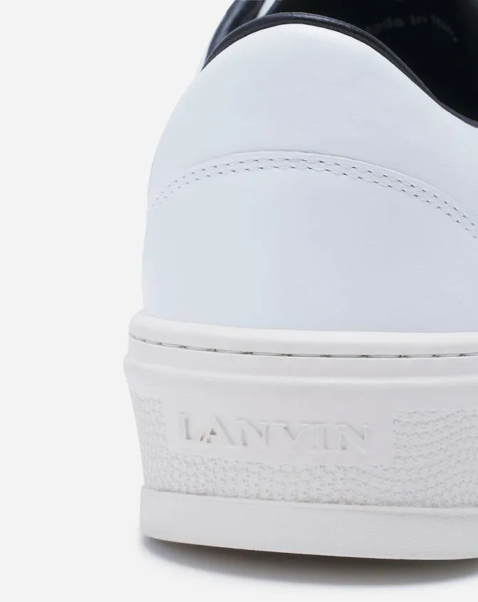 Men Sneakers Lanvin Cash By Sneakers In Leather White Men Sneakers Lanvin Cash By Sneakers In Leather White