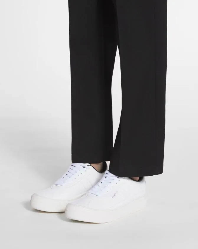 Men Sneakers Lanvin Cash By Sneakers In Leather White Men Sneakers Lanvin Cash By Sneakers In Leather White