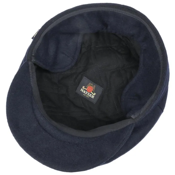 Men Sympatex Earflap Sports Cap Gray Mayser Flat Caps Men Sympatex Earflap Sports Cap Gray Mayser Flat Caps