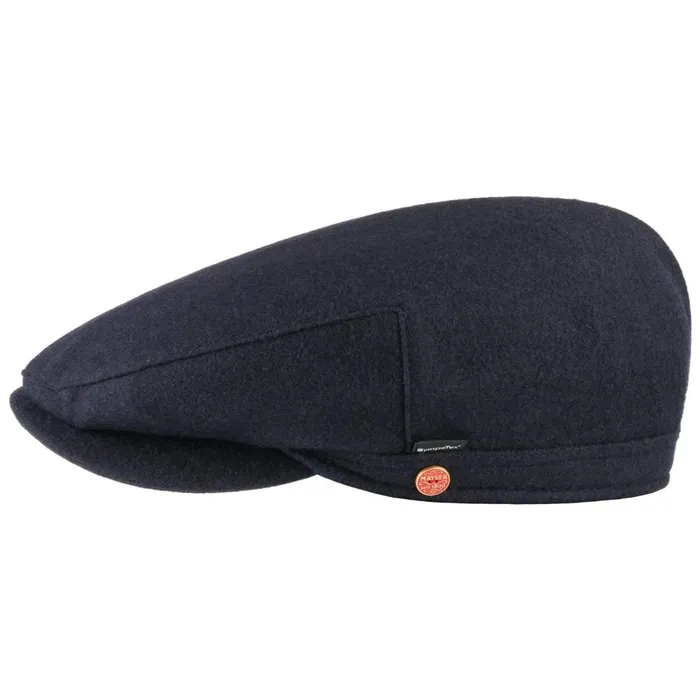 Men Sympatex Earflap Sports Cap Gray Mayser Flat Caps Men Sympatex Earflap Sports Cap Gray Mayser Flat Caps