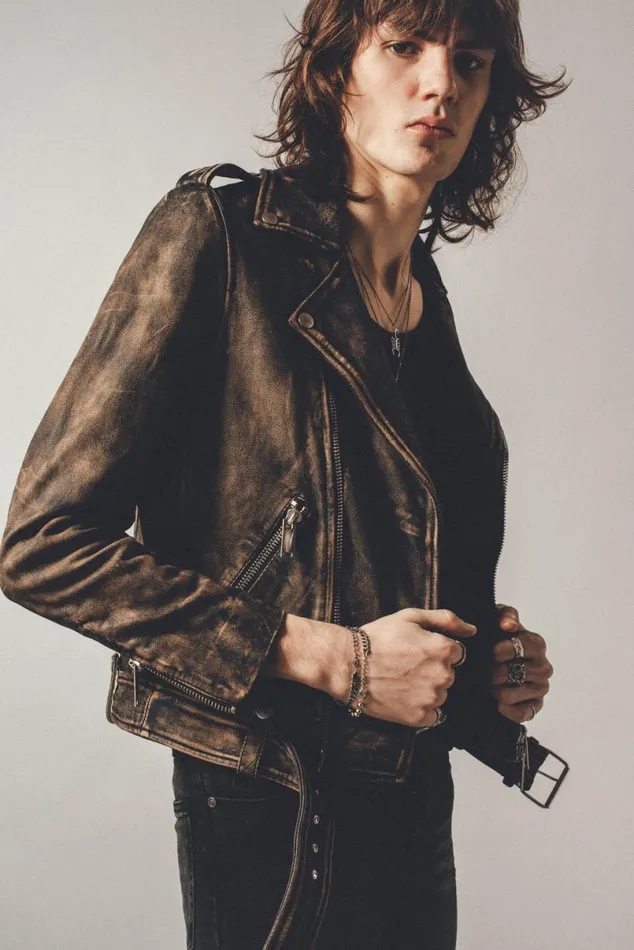 Men The Deuce Biker Jacket Heavy Relic Black OTHER LEATHER JACKETS Men The Deuce Biker Jacket Heavy Relic Black OTHER LEATHER JACKETS