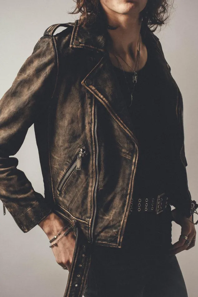 Men The Deuce Biker Jacket Heavy Relic Black OTHER LEATHER JACKETS Men The Deuce Biker Jacket Heavy Relic Black OTHER LEATHER JACKETS