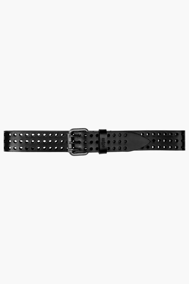 Men The Trio Belt Black Leather OTHER BELTS
