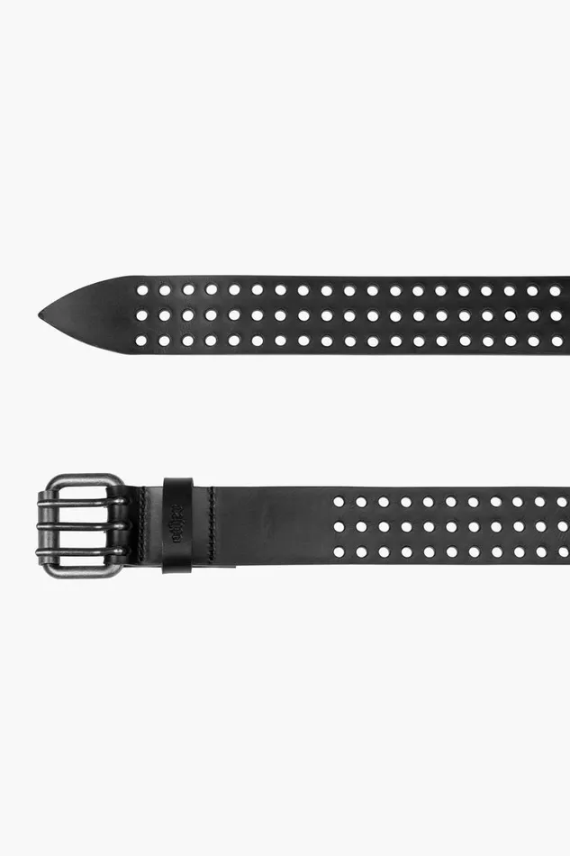 Men The Trio Belt Black Leather OTHER BELTS