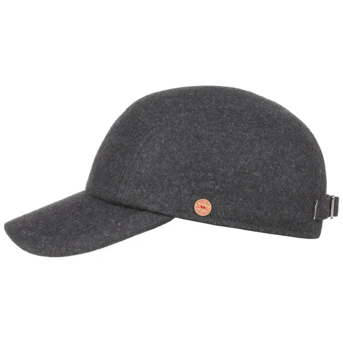 Men Tino Sympatex Ear Flaps Cap Anthracite Mayser Baseball Caps
