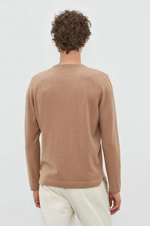 Men TSHIRT2 8211 Cashmere Sweater 8211 Avana Massimo Alba Knitwear