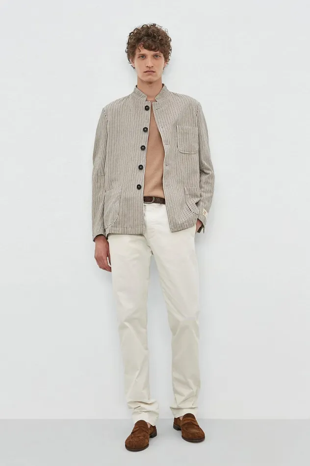 Men TSHIRT2 8211 Cashmere Sweater 8211 Avana Massimo Alba Knitwear