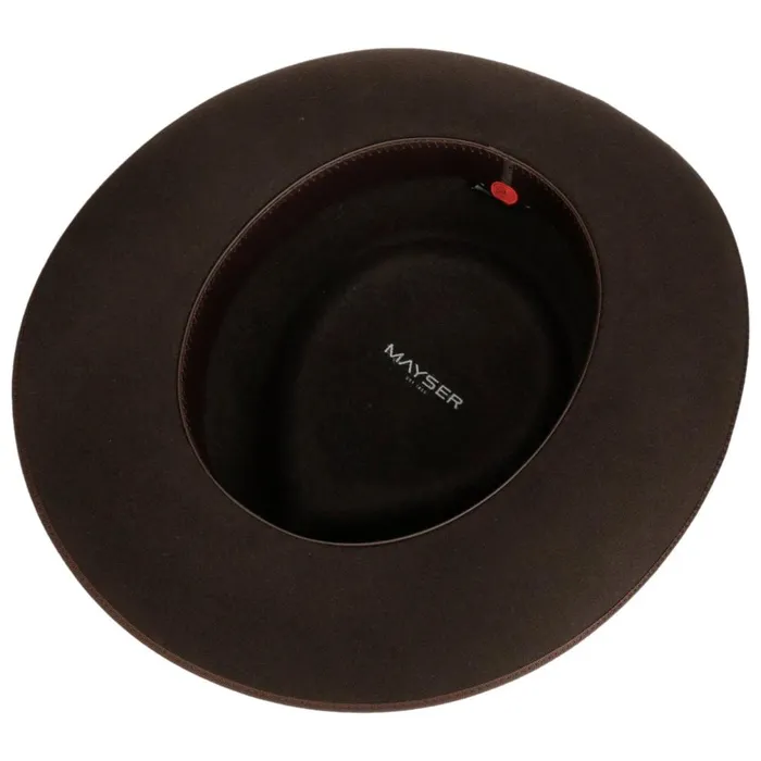 Men Udo Musiker Hair Felt Hat Dark Brown Mayser Bogart Hats Men Udo Musiker Hair Felt Hat Dark Brown Mayser Bogart Hats