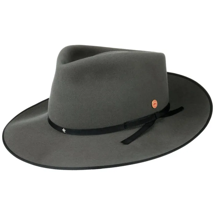 Men Udo Musiker Hair Felt Hat Dark Brown Mayser Bogart Hats Men Udo Musiker Hair Felt Hat Dark Brown Mayser Bogart Hats