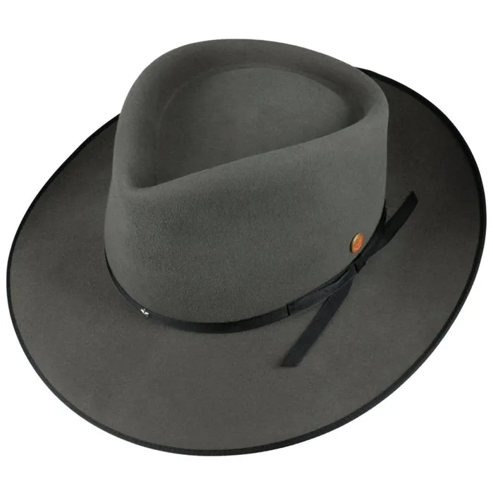 Men Udo Musiker Hair Felt Hat Dark Brown Mayser Bogart Hats Men Udo Musiker Hair Felt Hat Dark Brown Mayser Bogart Hats