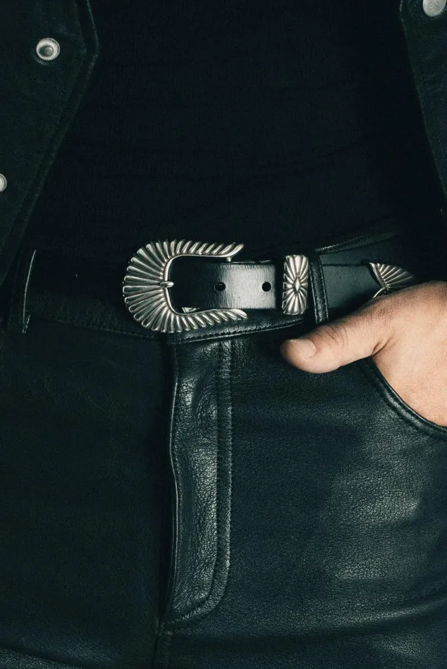 Men Valkyrie Belt Black Leather OTHER BELTS