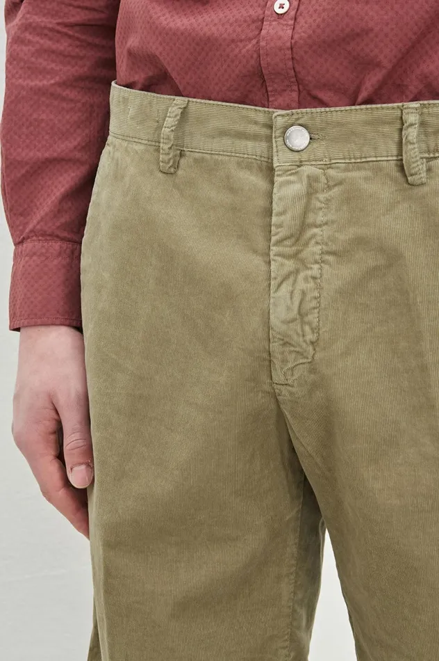 Men VELA 8211 Baby Corduroy Bermuda Shorts 8211 Fango Massimo Alba Trousers and Shorts Men VELA 8211 Baby Corduroy Bermuda Shorts 8211 Fango Massimo Alba Trousers and Shorts