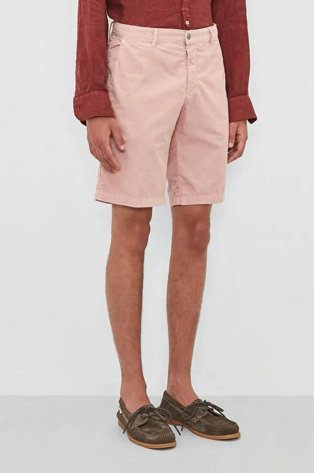 Men VELA 8211 Baby Corduroy Bermuda Shorts 8211 Soft Pink Massimo Alba Gifts For Him Men VELA 8211 Baby Corduroy Bermuda Shorts 8211 Soft Pink Massimo Alba Gifts For Him