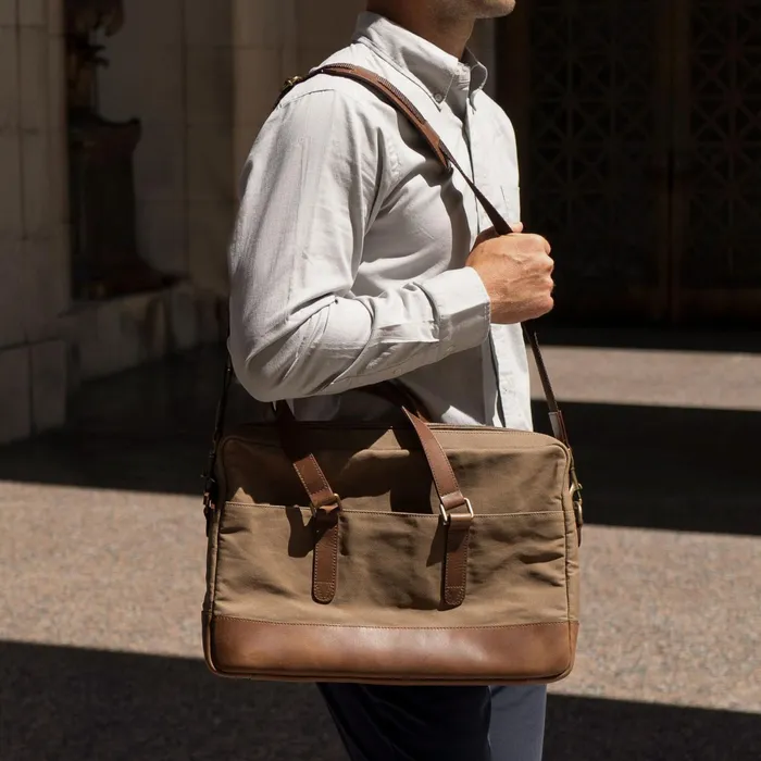 Men Vincent Slim Briefcase Nisolo Bags and Wallets