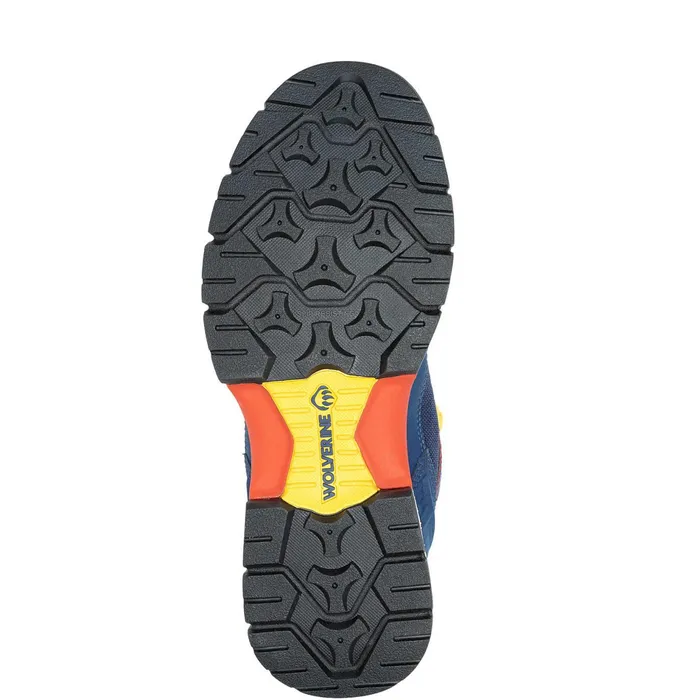 Men Wolverine X Red Bull Scramble Series Rush UltraSpringtrade Boot Blue Wolverine Safety Toe