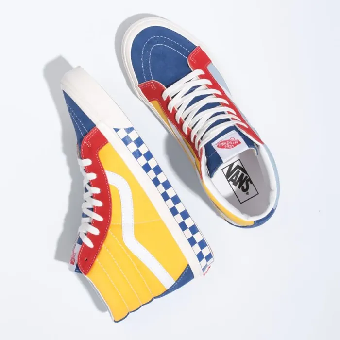 MenWomen Classics Shoes Vans Anaheim Factory Sk8Hi 38 DX OG Color MixOG White