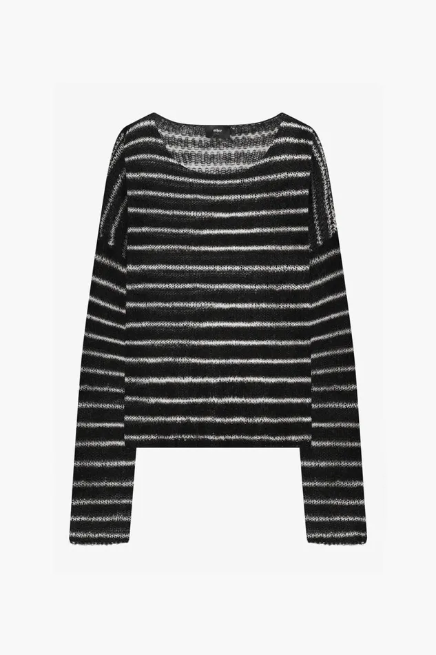 MenWomen Navarro Jumper Black and Bone OTHER KNITWEAR