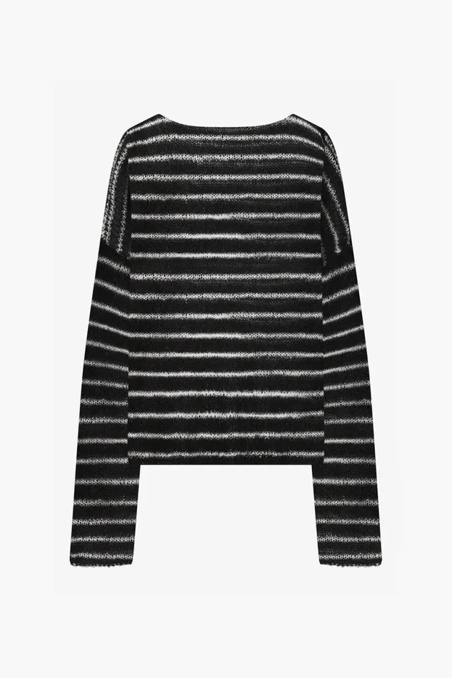 MenWomen Navarro Jumper Black and Bone OTHER KNITWEAR