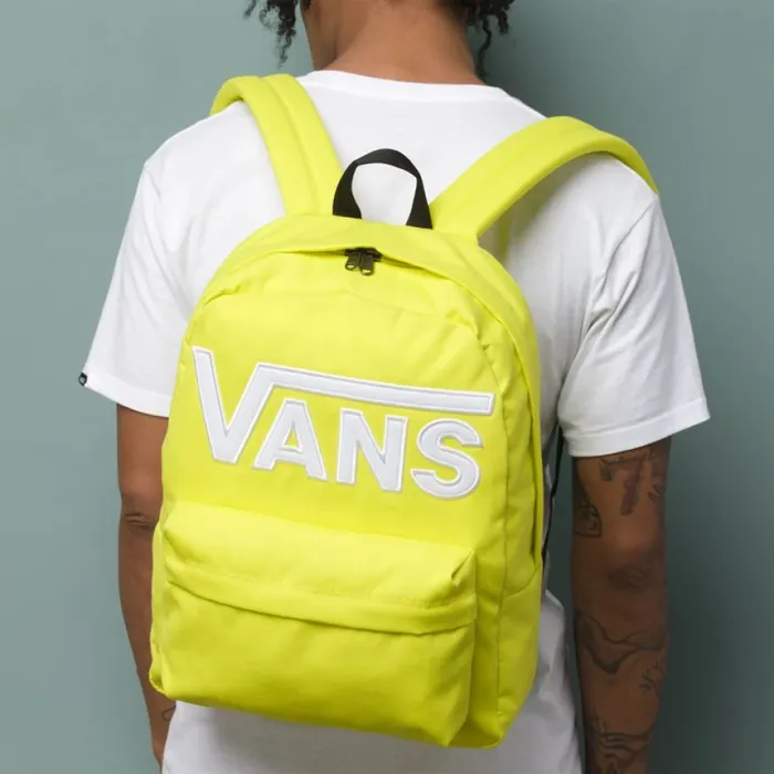 MenWomen Old Skool Drop V Backpack Sulphur Spring Backpacks and Bags Vans