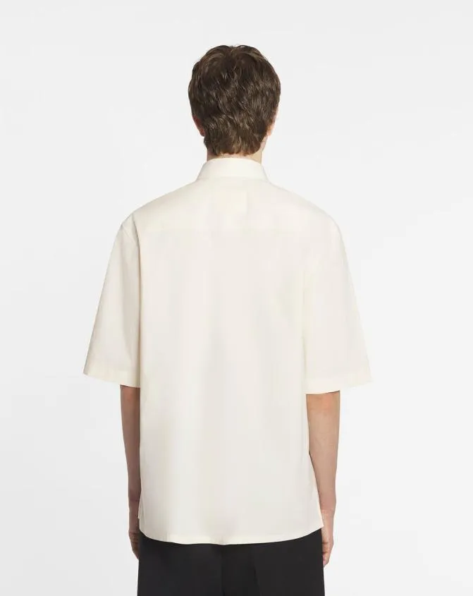 MenWomen Shirts Lanvin Unisex Printed Shirt Ecru MenWomen Shirts Lanvin Unisex Printed Shirt Ecru