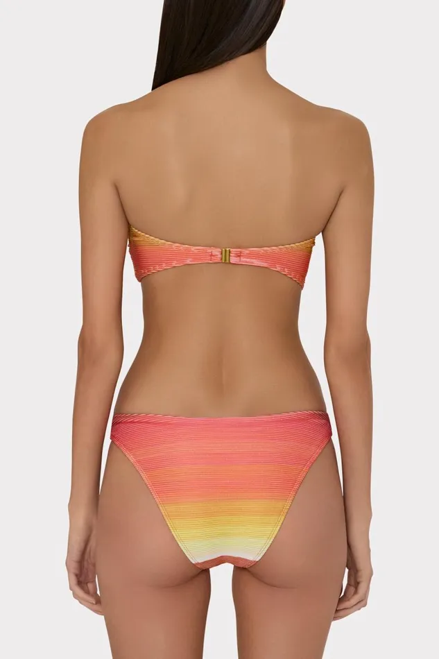 Milly Bikinis Women Margot Sunset Stripe Bikini Bottom Multi Milly Bikinis Women Margot Sunset Stripe Bikini Bottom Multi