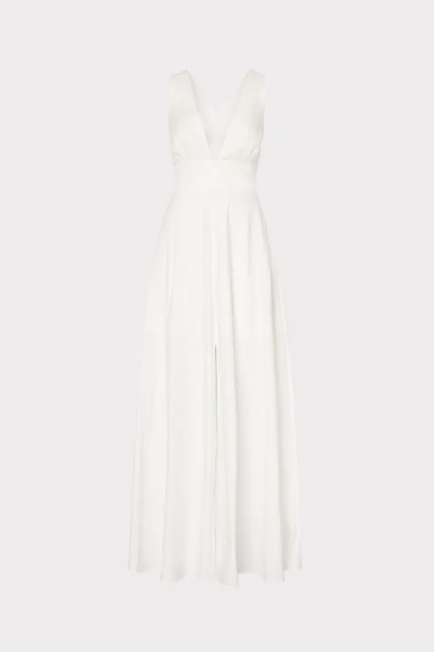 Milly CoverUps Women Catarina Poplin Maxi Dress White