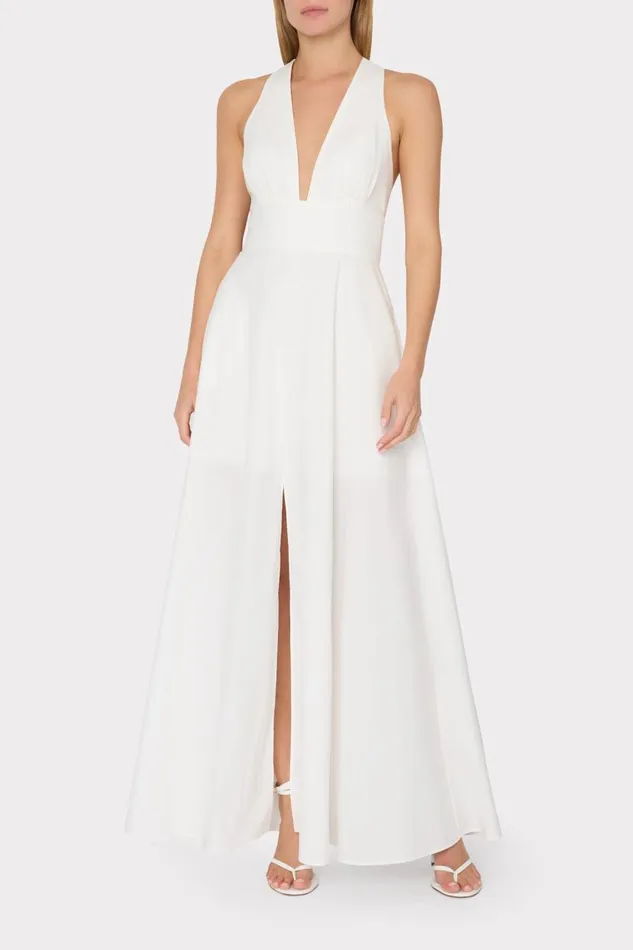 Milly CoverUps Women Catarina Poplin Maxi Dress White Milly CoverUps Women Catarina Poplin Maxi Dress White