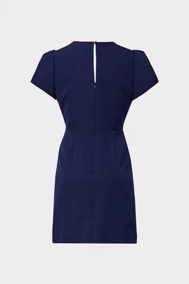 Milly Dresses Women Cady Atalie Dress Navy