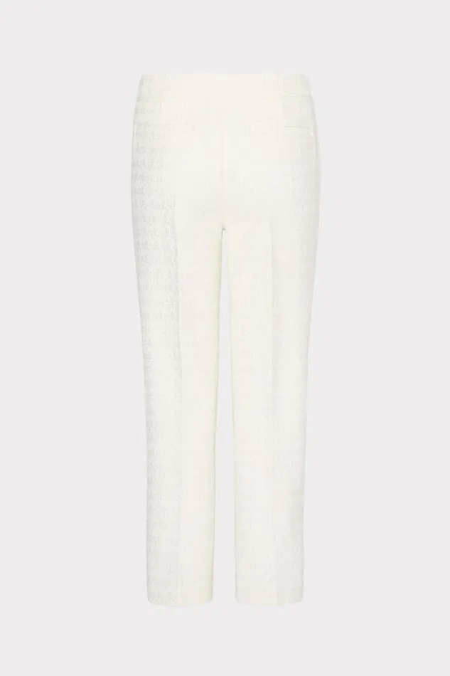 Milly Matching Sets Women Betsy Boucle Pant Ecru Milly Matching Sets Women Betsy Boucle Pant Ecru