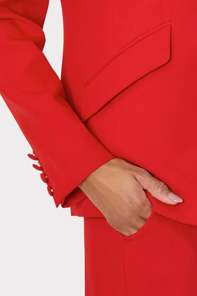 Milly Pants Women Nicola Cady Pants Red