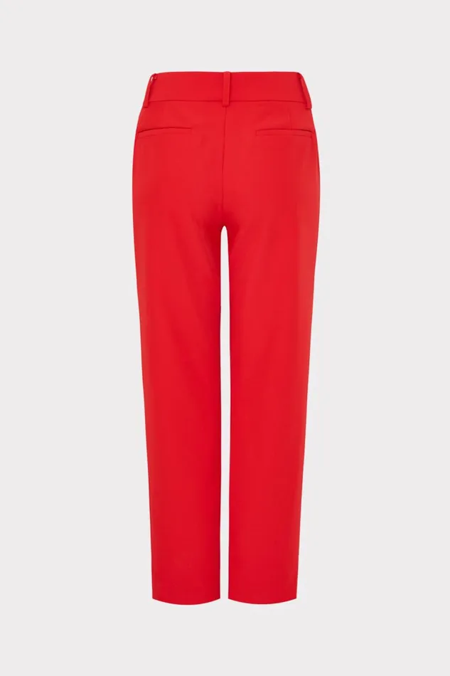 Milly Pants Women Nicola Cady Pants Red
