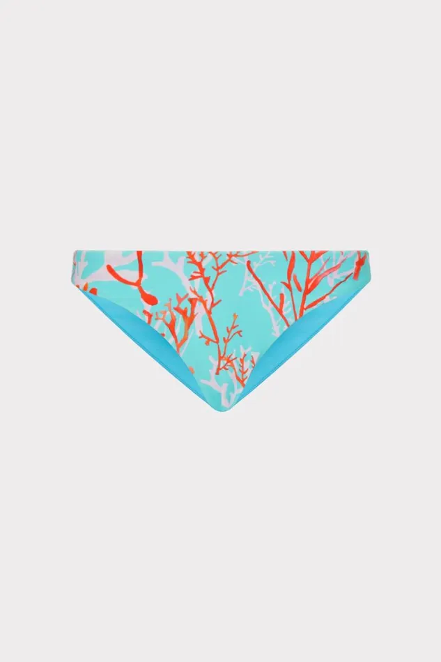 Milly Swim and Coverups Women Margot Bikini Bottom Aqua Multi