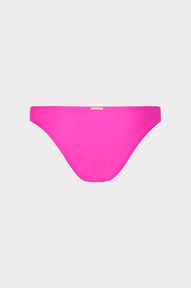Milly Swim and Coverups Women Margot Bikini Bottom Milly Pink Milly Swim and Coverups Women Margot Bikini Bottom Milly Pink