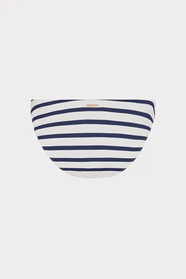 Milly Swim and Coverups Women Margot Nautical Stripe Bikini Bottom Navywhite Milly Swim and Coverups Women Margot Nautical Stripe Bikini Bottom Navywhite