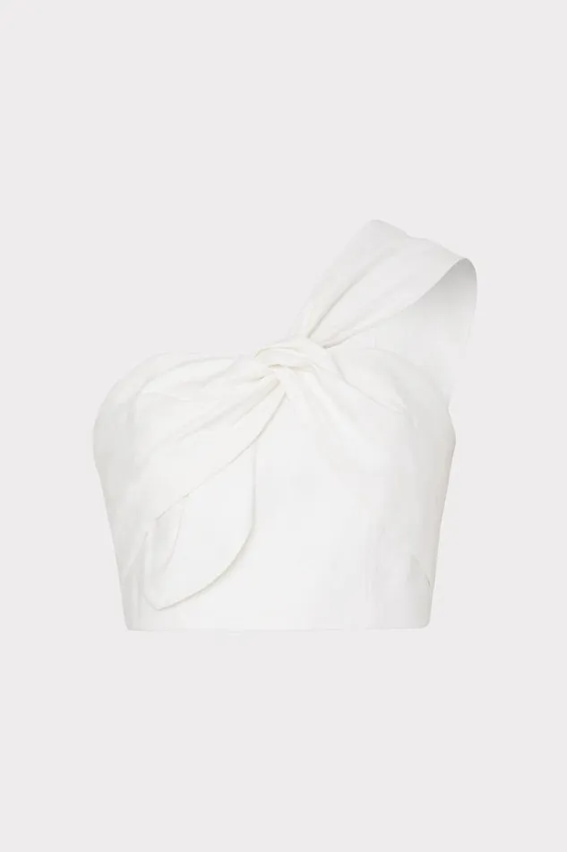 Milly Tops Women Linen Top White